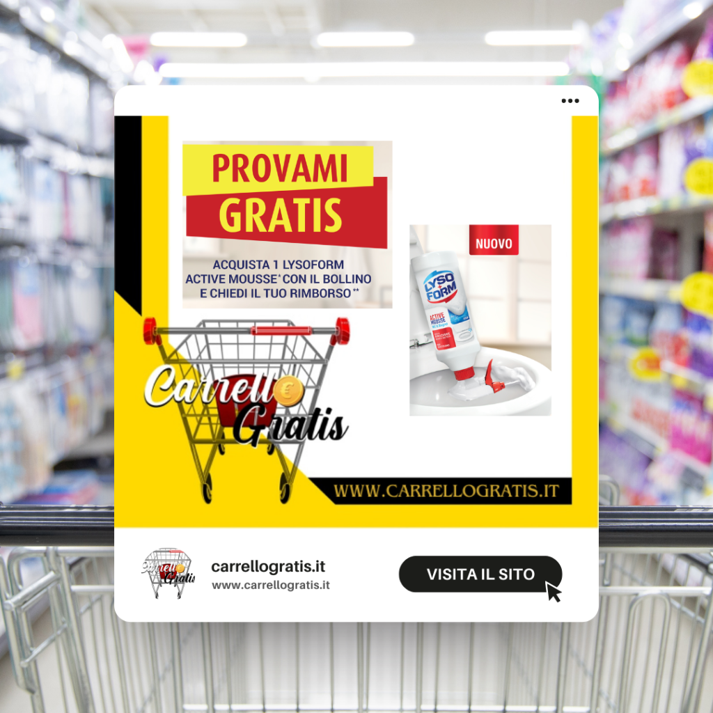 Provami gratis Lysoform Active Mousse